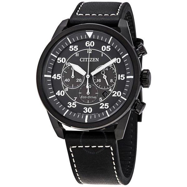 Montre Citizen Avion Cuir Brun