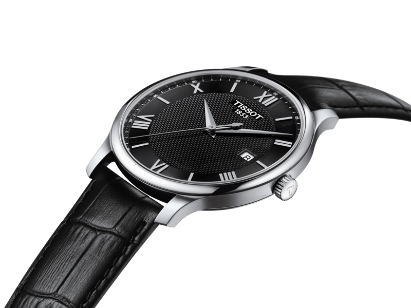 Tissot Tradition dark dial