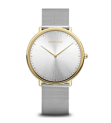 Bering Classic 39mm Bicolore Acier Or