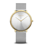 Bering Classic 39mm Bicolore Acier Or