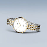 Bering Titanium 34mm Bracelet Blanc