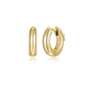 Timeless Gold-Plated Hoops – Sterling Silver 925