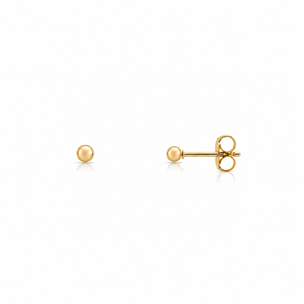 Boucles d'Oreilles Boules Or 10K