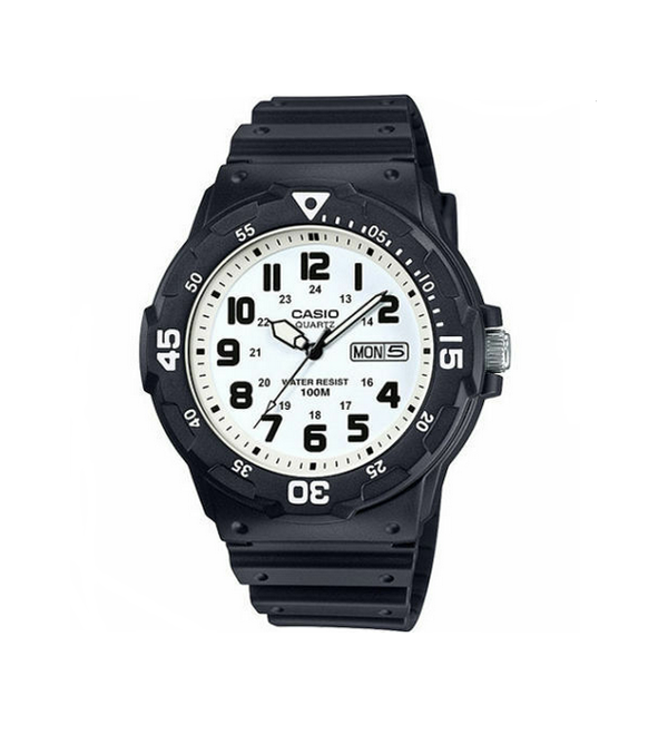 Casio MRW-200H Cadran Blanc Résine