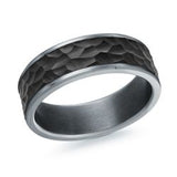 Bague Tantale Fini Texturé – Alliance Homme Malo