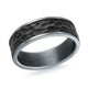 Bague Tantale Fini Texturé – Alliance Homme Malo