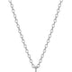 Collier Pendentif Zircon Solitaire – Reign Argent 925