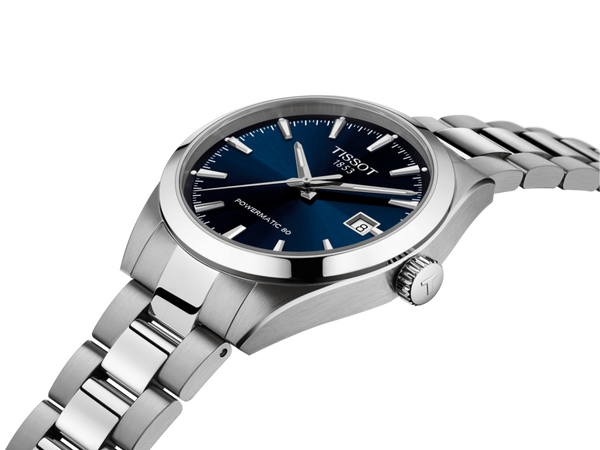 Montre Tissot Gentleman 38 mm homme cadran bleu – T165.807.11.041.00
