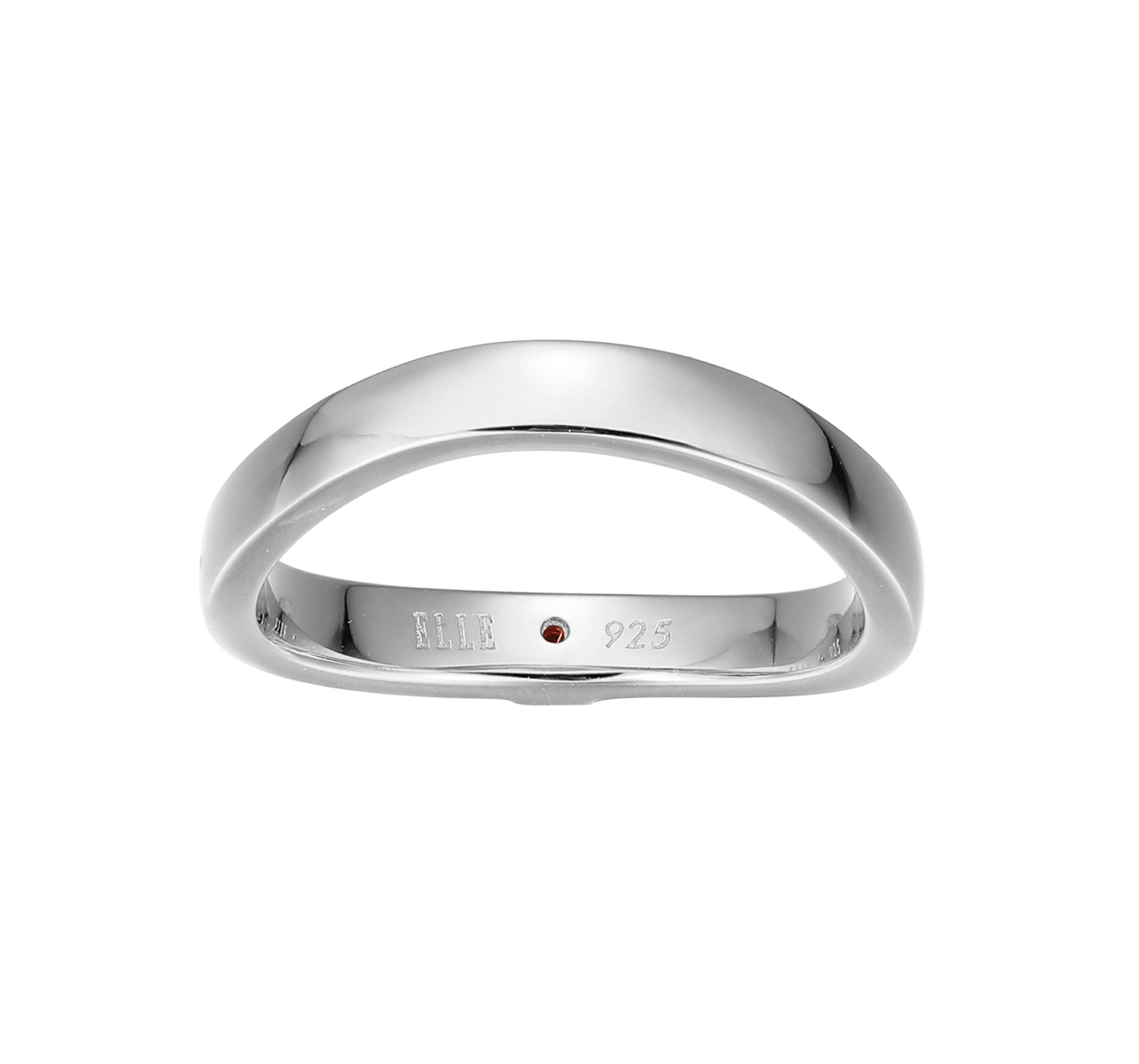 Bague Minimaliste Épurée – Elle Argent 925