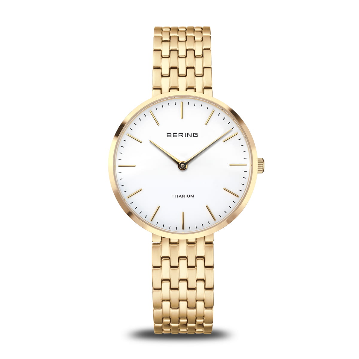 Bering Titanium 34mm Bracelet Rose