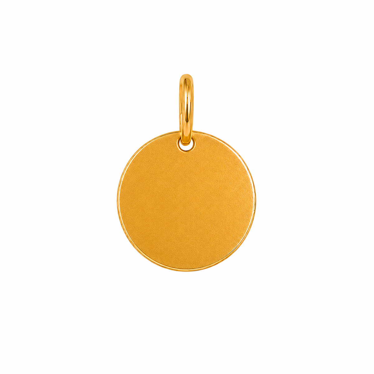 Pendentif Rond Or 10K