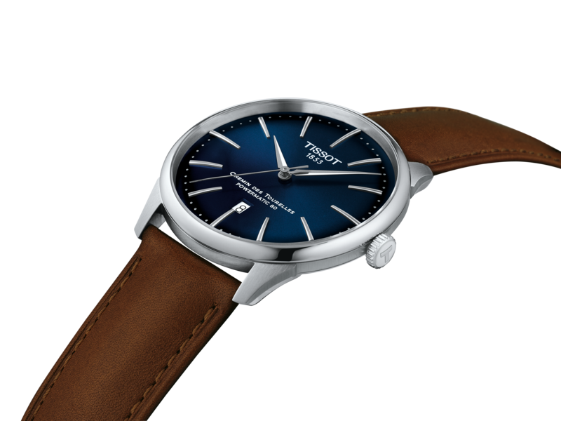 Tissot Chemin des Tourelles Powermatic 80 41mm Two-Tone Blue