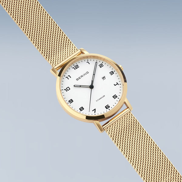 Bering Titanium Femme Cadran Rose 34mm