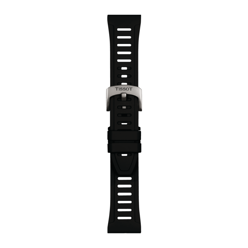 Bracelet Tissot Silicone Noir 21mm Xs T-Touch Connect