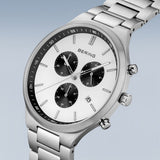 Bering Titan Chrono 43mm Bleu Acier