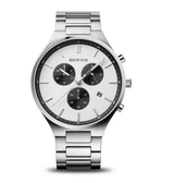 Bering Titan Chrono 43mm Bleu Acier