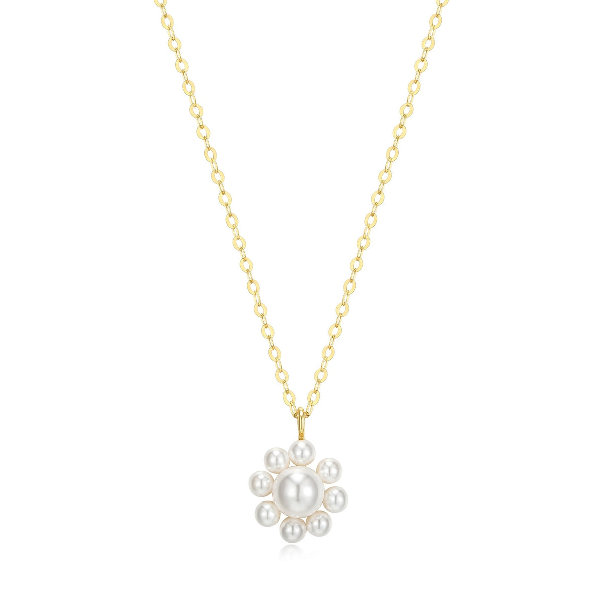 Elegant Pearl Pendant Necklace – Reign 925 Silver