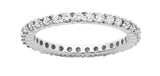 Bague Éternité Zircon – Reign Argent 925