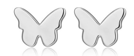 Boucles d'Oreilles Clous Papillon – Reign Argent 925