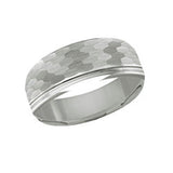 Bague Tungstène Bande Centrale – Alliance Homme Malo
