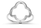 Bague Trèfle Ouvert – Reign Argent 925