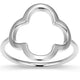 Bague Trèfle Ouvert – Reign Argent 925