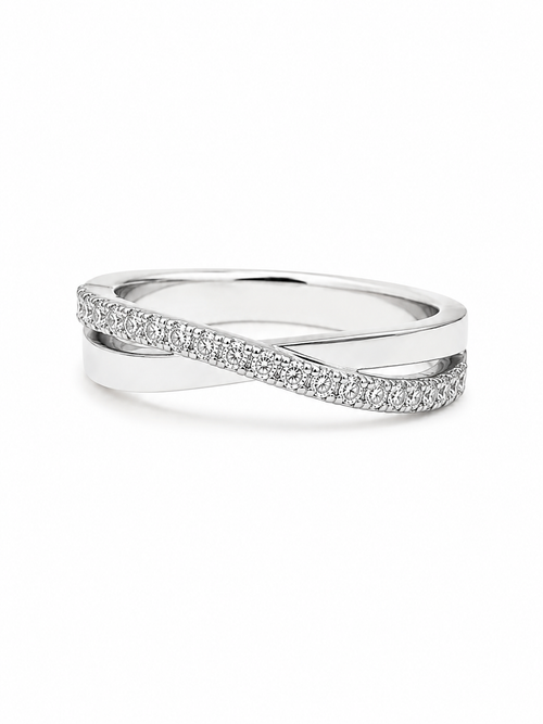 Bague Or 14K Diamants 0,13ct