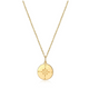 Collier Compass Plaqué Or – Reign Argent 925