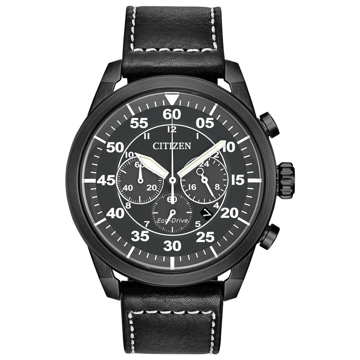 Montre Citizen Avion Cuir Brun