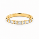 Bague Semi-Éternité Or 14K Diamants 0,37ct