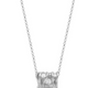 Collier Pendentif Cylindre Zircon – Elle Argent 925