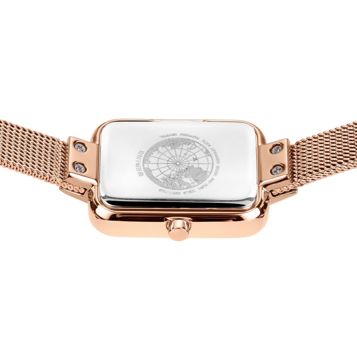 Bering Petite Square 20mm Or Rose