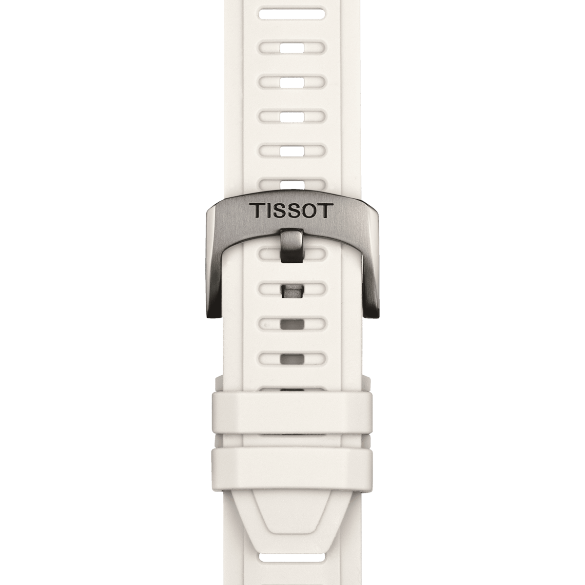 Bracelet Tissot Silicone Blanc 21mm T-Touch Connect