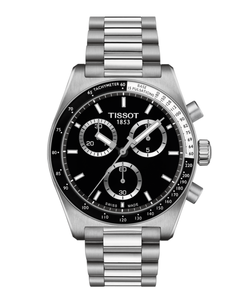 Tissot PR516 Chronograph 40mm Cadran Argenté