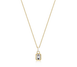 Collier Zircon Plaqué Or – Reign Argent 925