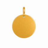 Pendentif Rond Or 10K