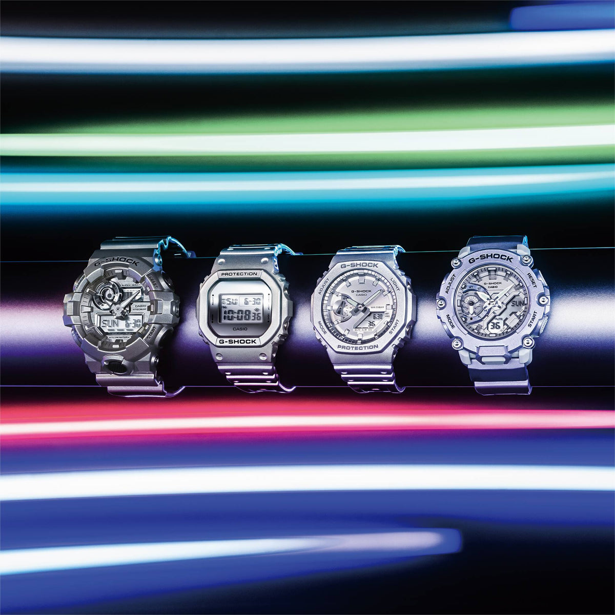 Casio G-Shock GA-2100FF Gris Métallisé