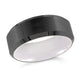 Bague Tungstène Bords Biseautés – Alliance Homme Malo