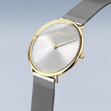 Bering Classic 39mm Bicolore Acier Or