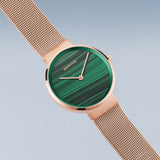 Bering Classic 31mm Malachite Dorée