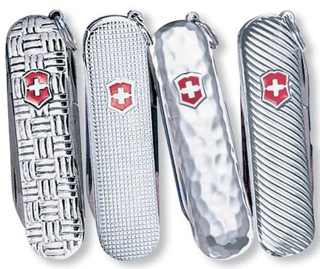 Couteau Victorinox Classic Swirl argent sterling