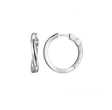 Boucles d'Oreilles Torsadées – Elle Argent 925