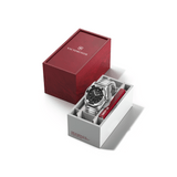 Montre Victorinox Concept One Solar 39 mm cadran noir, bracelet en acier, dans son coffret