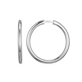 Boucles d'Oreilles Huggies 25mm – Reign Argent 925