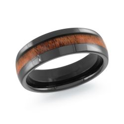 Bague Tungstène Fini Satiné – Alliance Homme Malo