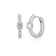 Boucles Huggies Pavé Zircon – Reign Argent 925