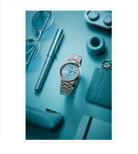 Citizen Tsuyosa 40mm Cadran Aqua