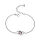 Bracelet Améthyste et Pavé Zircon – Elle Argent 925
