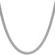 Chaîne Curb 24po – Ethos Argent 925