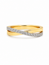 Bague Or 14K Diamants 0,13ct